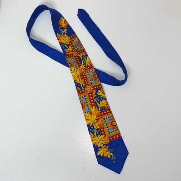 Rush Limbaugh Silk Bold Colorful Print No Boundaries Tie 56”L x 3.5 W. - Picture 1 of 6